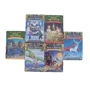 Lot of 6 Magic Tree House books by Mary Pope Osborne